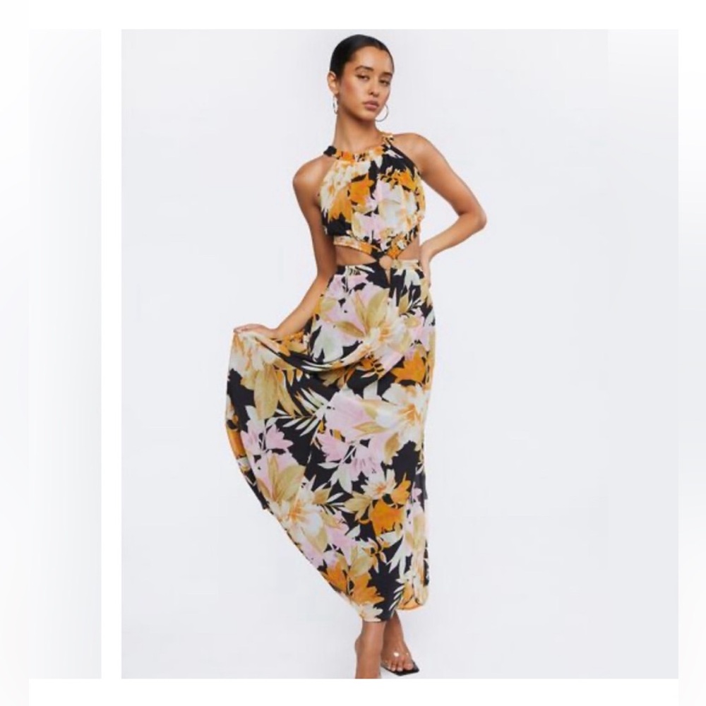 Forever 21 Multicolor Floral Dress